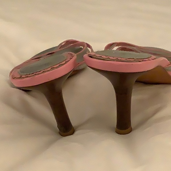 Lilly Pulitzer gray/pink sandals 8M - Picture 3 of 5